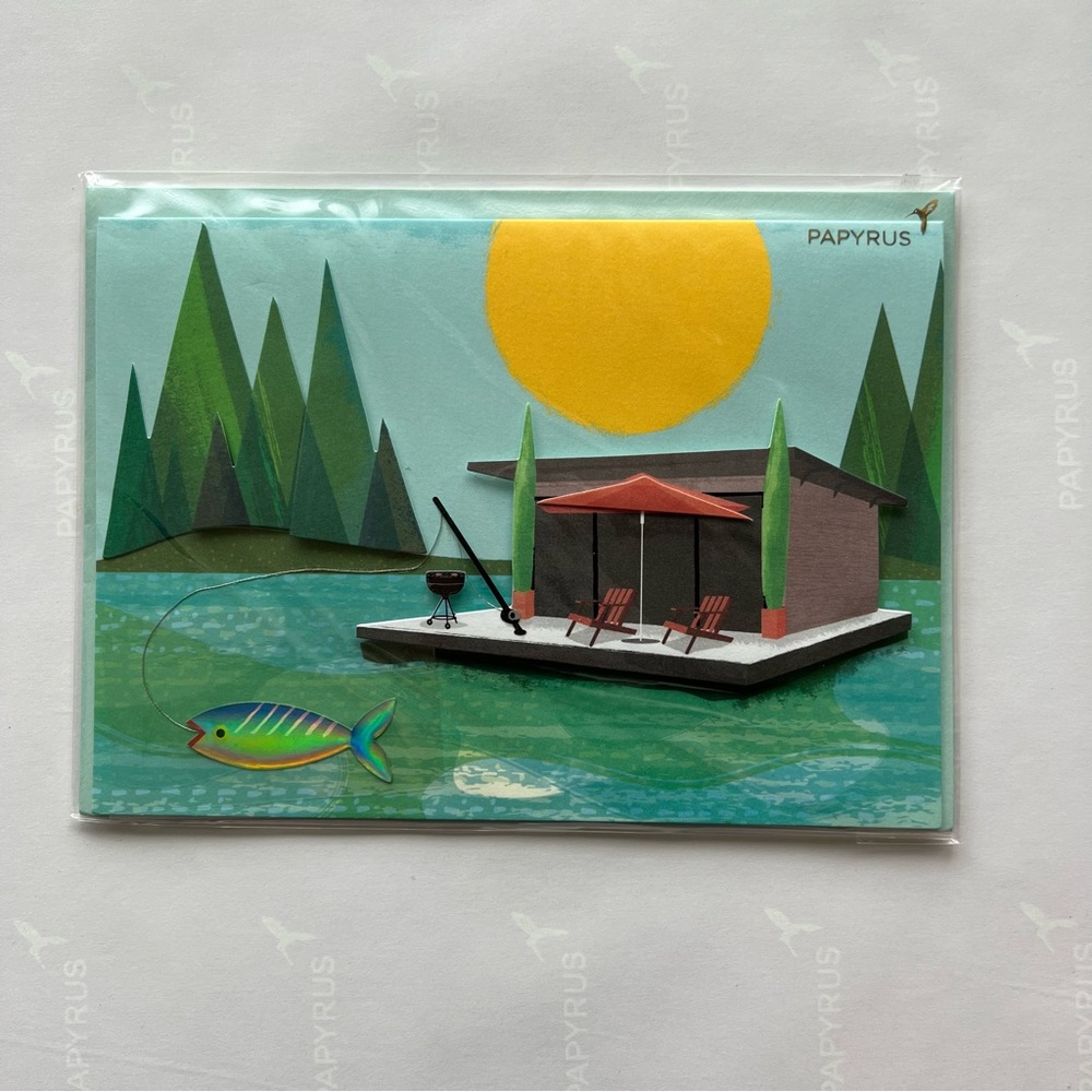 New Papyrus Fishing Themed Card